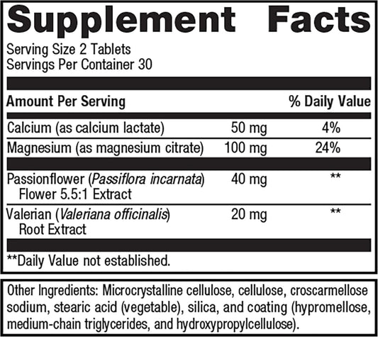 Metagenics Myocalm - Muscle Support* - Calcium & Magnesium Supplement - With Passionflower Herb & Valerian Root - Mineral Supplements - Non-Gmo, Gluten-Free & Vegetarian - 60 Tablets