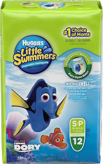 Huggies Little Swimmers Diapers, Small, 12 Count