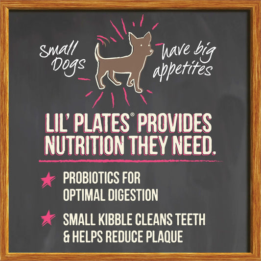 Merrick Lil’ Plates Premium Grain Free Dry Puppy Food For Small Dogs, Real Chicken And Sweet Potato Kibble - 4.0 Lb. Bag