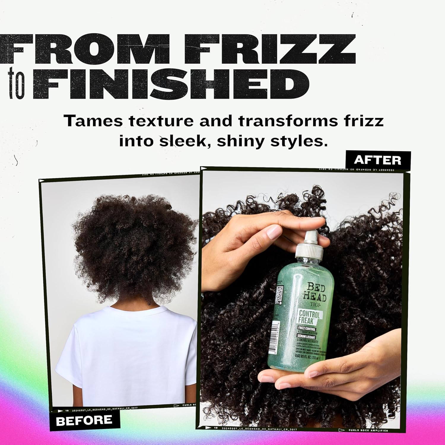 Bed Head by TIGI - Control Freak Anti Frizz Hair Serum - For Smooth Shiny Hair - 255 ml : Amazon.co.uk: Beauty