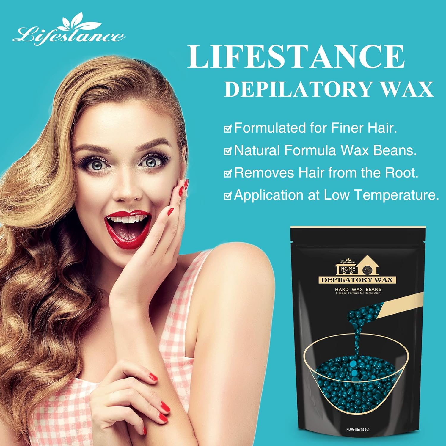 Lifestance Wax Beads Set, 6 Kinds Of Waxing Beads, Hard Wax Beans With 44 Items, Perfect For Any Waxing Warmers, Wax Beads For Hair Removal For Full Body Bikini Brazilian Underarm Eyebrow, Face Legs : Beauty & Personal Care