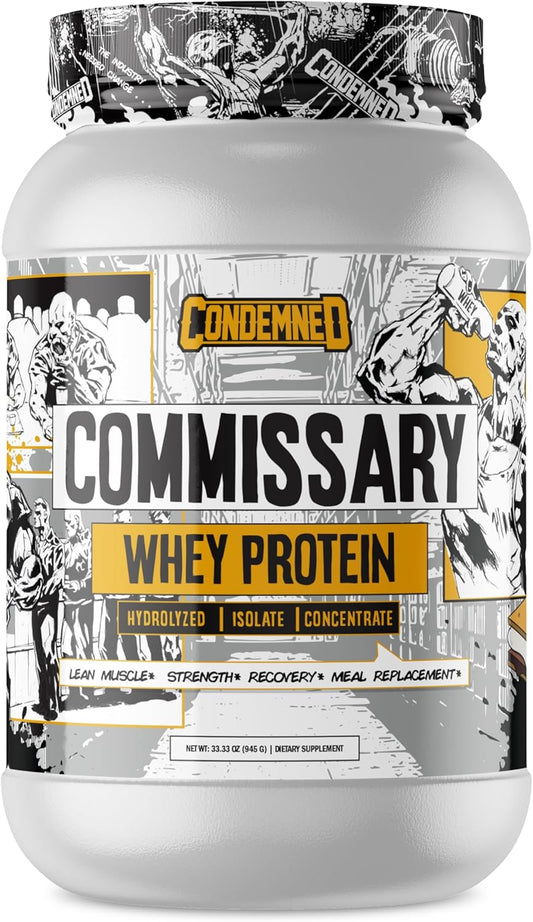 Condemned Labz Commissary Whey Protein | Hydrolyzed Isolate & Concentrate | Low Carb, Low Calorie | Pre Or Post Workout Recovery Meal Replacement | 27 Servings (S'Mores) : Health & Household