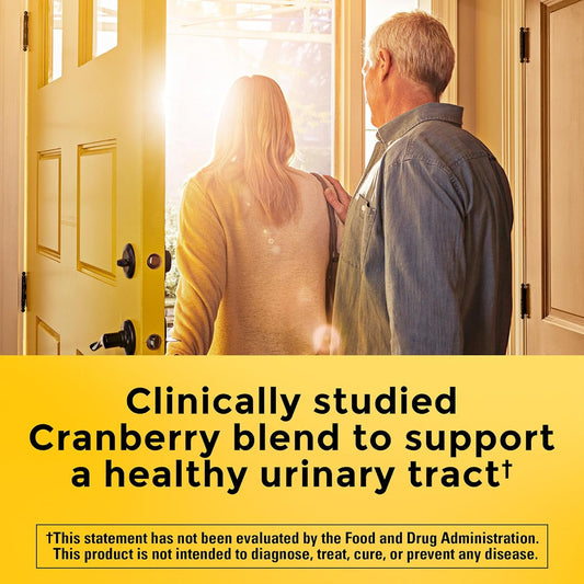 Nature Made Cranberry Supplement 500Mg With Vitamin C For Immune & Antioxidant Support, Cranberry Blend For Urinary Tract Health, One Per Day, 60 Capsules