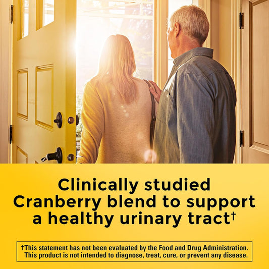 Nature Made Cranberry Supplement 500Mg With Vitamin C For Immune & Antioxidant Support, Cranberry Blend For Urinary Tract Health, One Per Day, 60 Capsules