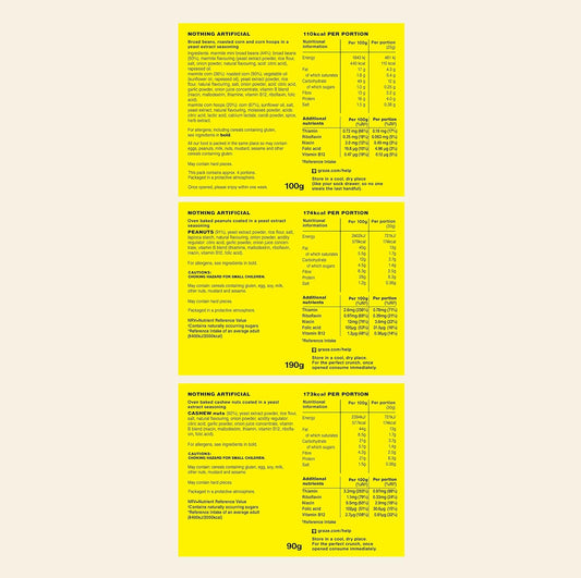 Graze - Healthy Snacks- Multipack Of Marmite Nuts & Marmite Crunch - 30% Less Fat Than Crisps- 12 Bags Mixed Bundle