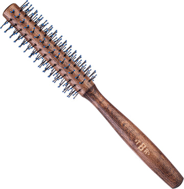 The Bluebeards Revenge, Quiff Roller, Professional Wooden Round Brush For Men'S Hair Styling