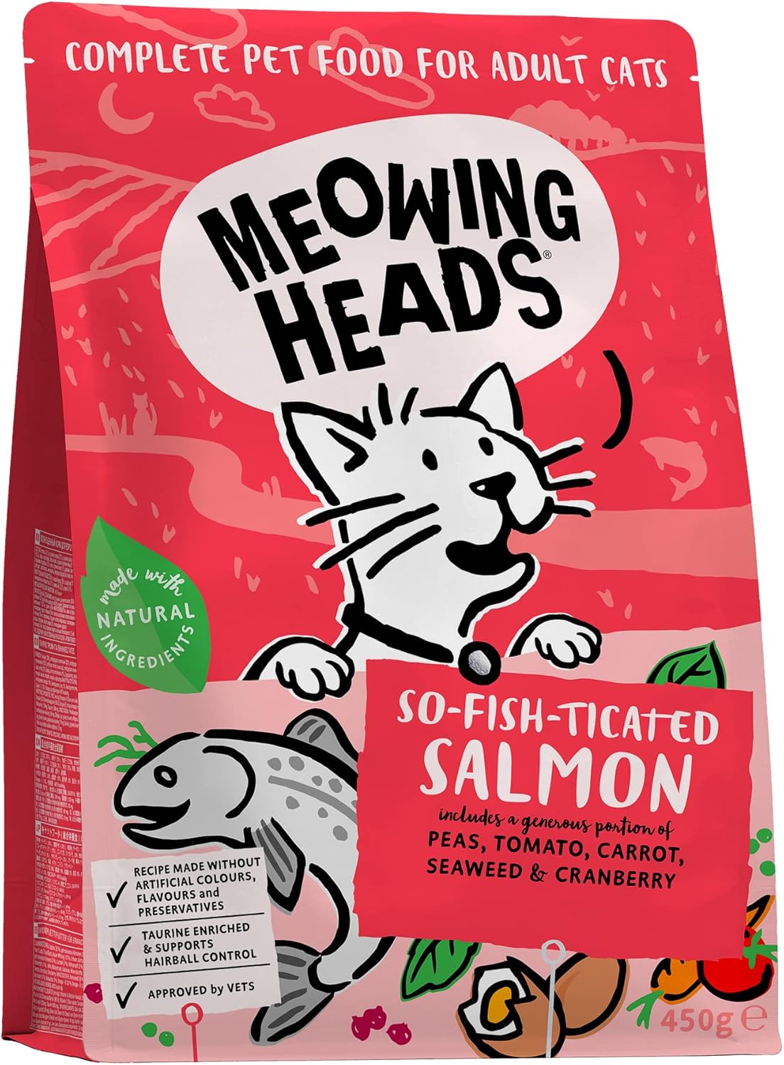 Meowing Heads So-fish-ticated Salmon 450g x 1?TX3398(1)