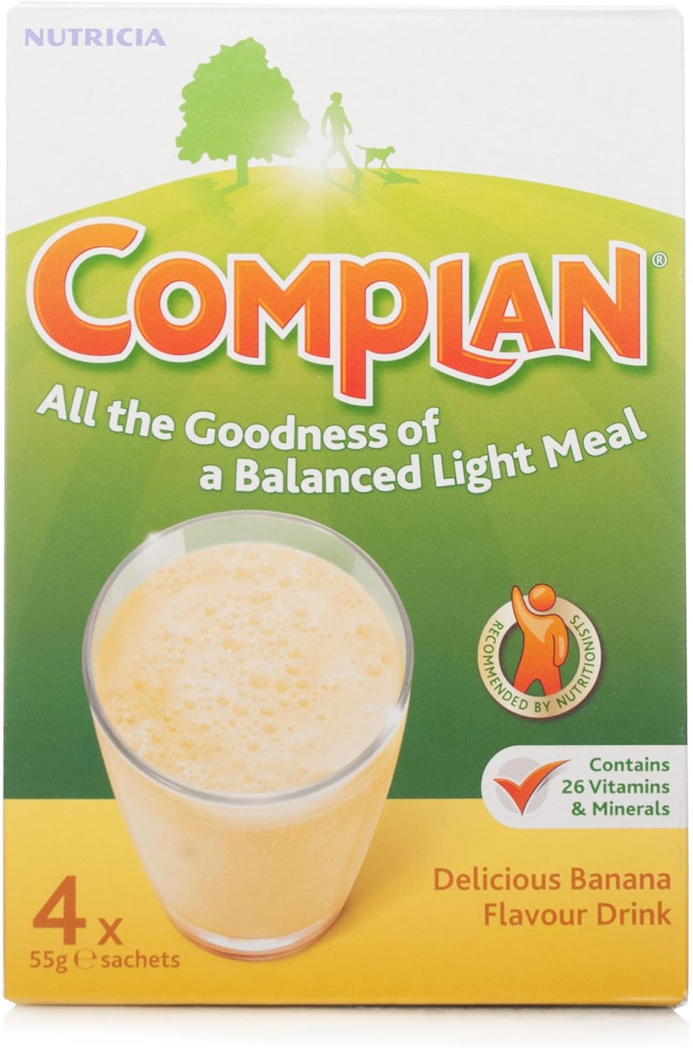 Complan Flavoured Sachets Banana 4 x 57g : Amazon.co.uk: Grocery