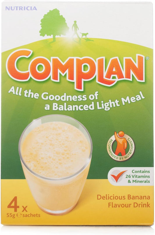 Complan Flavoured Sachets Banana 4 x 57g : Amazon.co.uk: Grocery