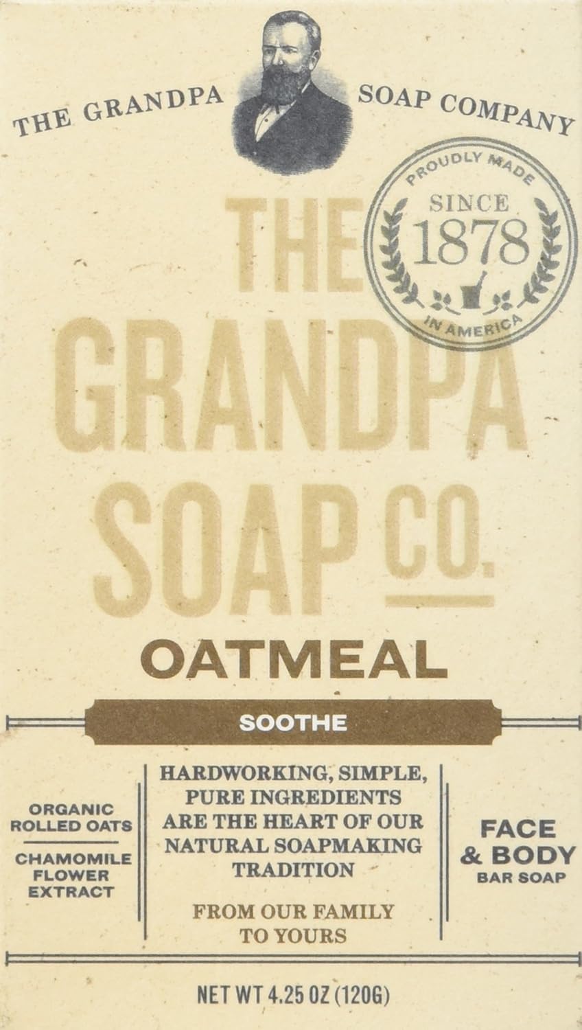 Grandpa'S Soap Bar Oatmeal, Soothe, 4.25 Oz