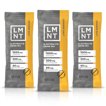 LMNT Keto Electrolyte Powder Packets| Paleo Hydration Powder| No Sugar