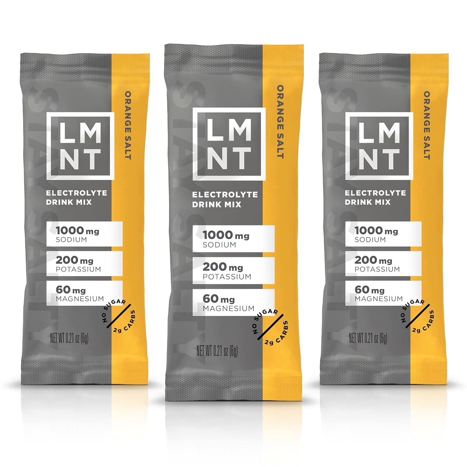 Lmnt Zero Sugar Electrolytes - Orange Salt | Drink Mix | 30 Count