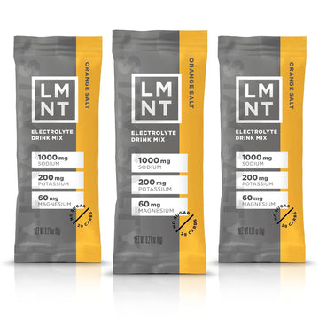 Lmnt Zero Sugar Electrolytes - Orange Salt | Drink Mix | 30 Count