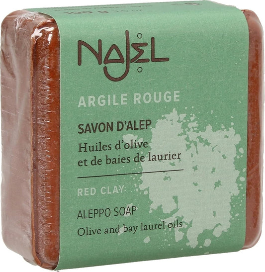 Najel Aleppo Soap With Red Clay 100 G