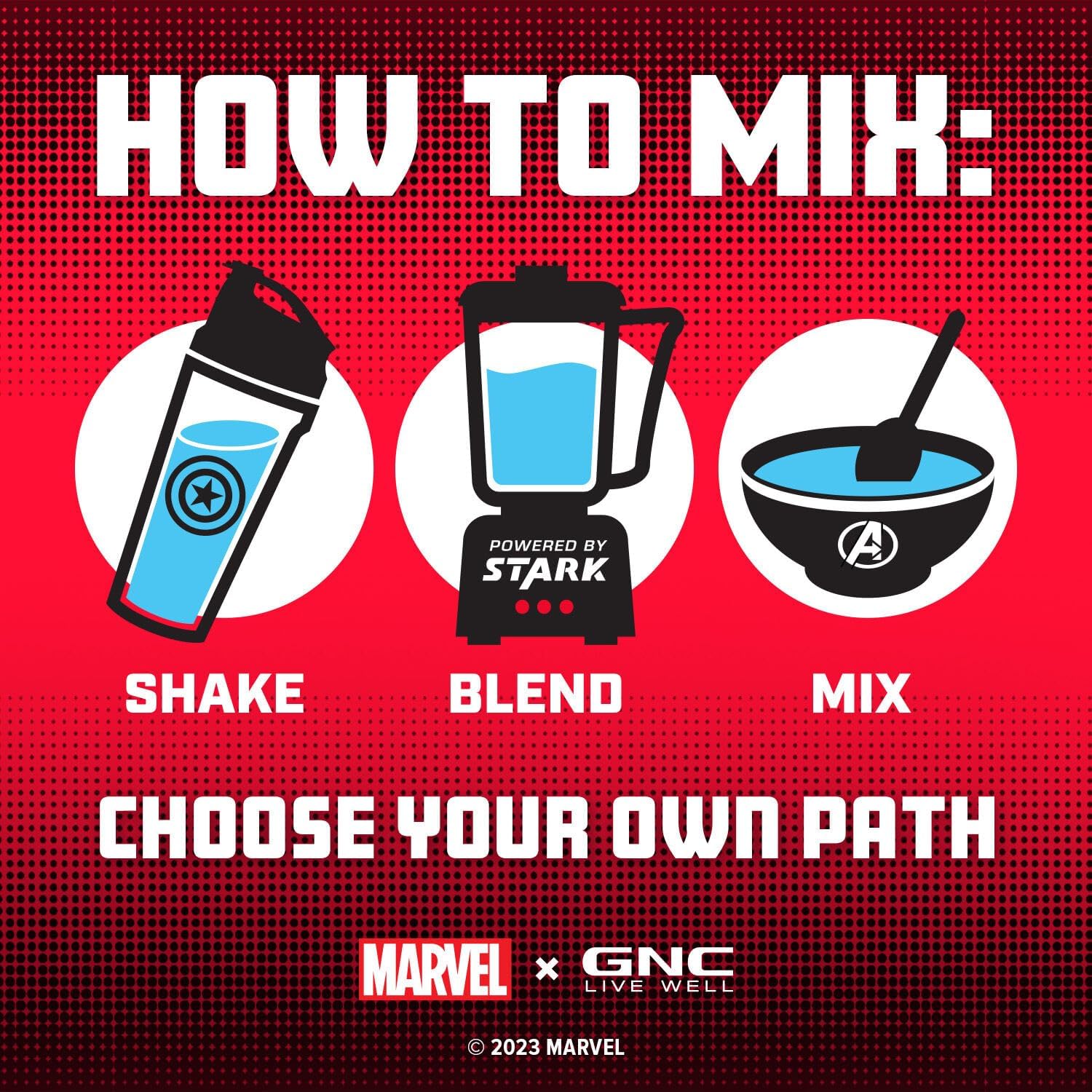 GNC Pro Performance 100% Whey - Marvel: Galactic Cookies & Cream - 25 Servings : Health & Household