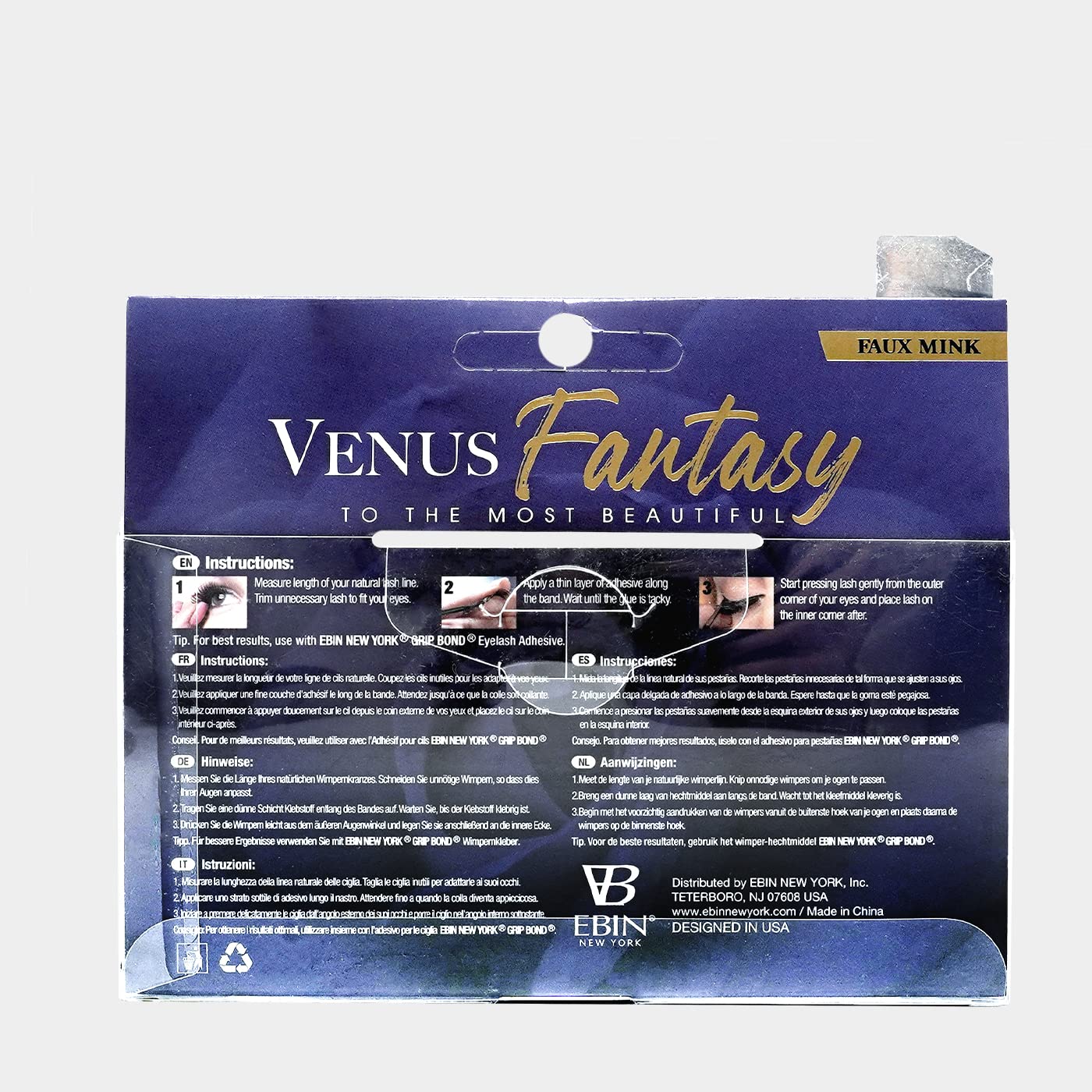 Cattitude 3D Lashes Venus Fantasy | 25Mm Faux Mink Lashes | Full Volume | Extra Bold | Dramatic Curl - Utopia : Beauty & Personal Care