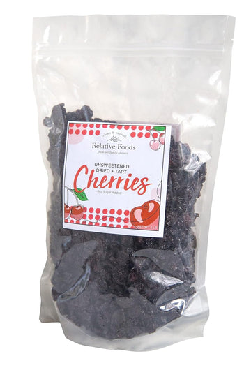 Relative Foods Michigan Dried Tart Cherries Unsweetened. Dried Montmorency Tart Cherries