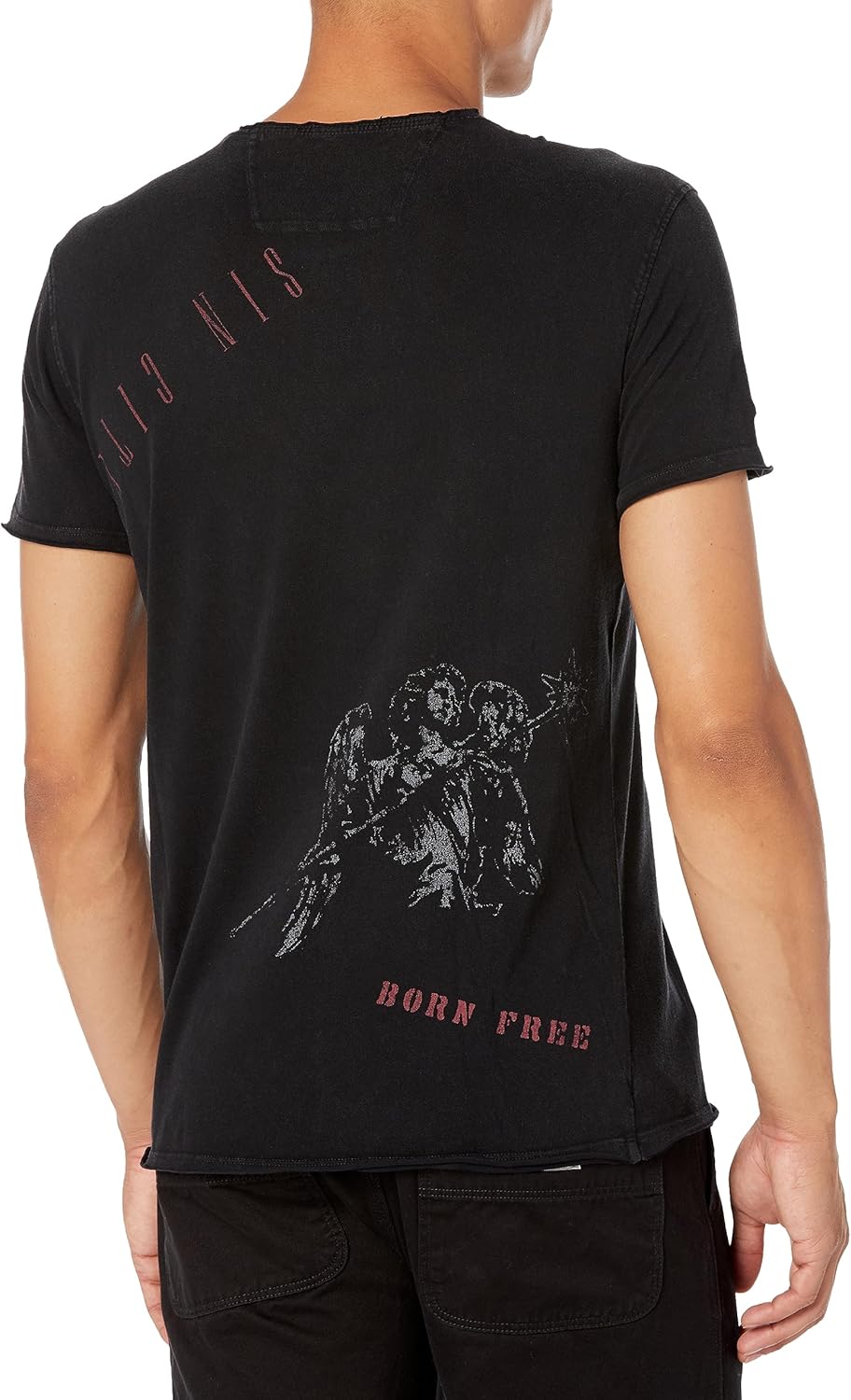 John Varvatos Men'S Stencil Tee
