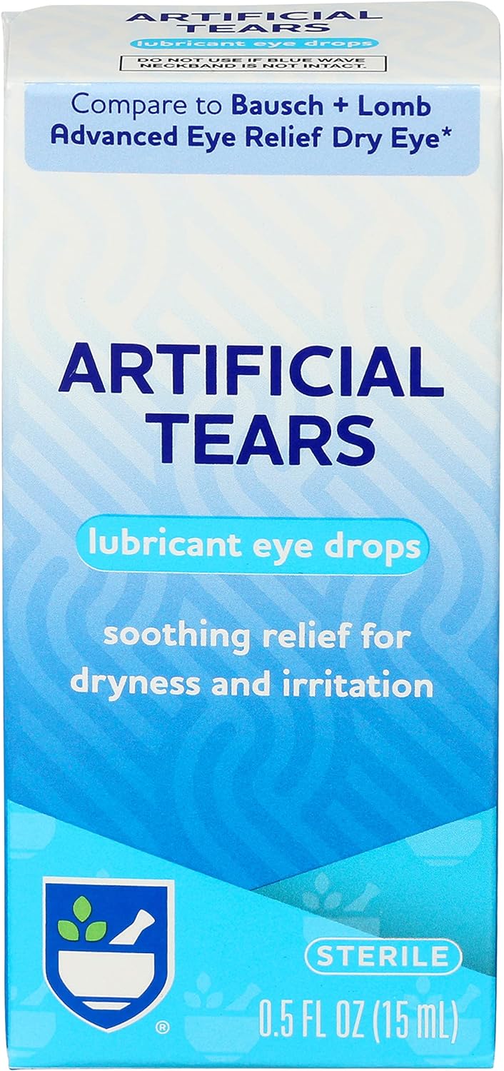 Rite Aid Pharmacy Artificial Tears, Sterile, 0.5 fl oz (15 ml)