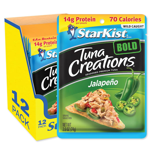 StarKist Tuna Creations Bold, Jalapeño, 2.6 Ounce (Pack of 24)