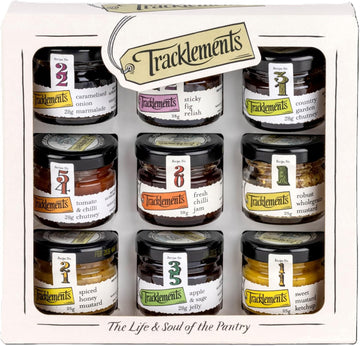Tracklements | 9 Mini Jar Gift Pack, 9 X 25G