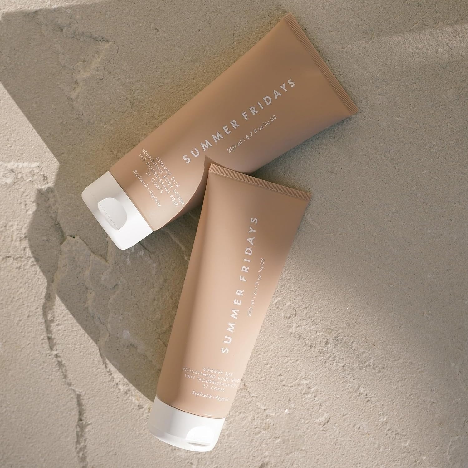 Summer Fridays Summer Silk Nourishing Body Lotion - Hydrating Body Lotion with Hyaluronic Acid, Shea Butter, Grapeseed Oil, and Cocoa Butter - Non-Greasy Body Lotion for Everyday Use (6.7 Fl Oz) : Beauty & Personal Care