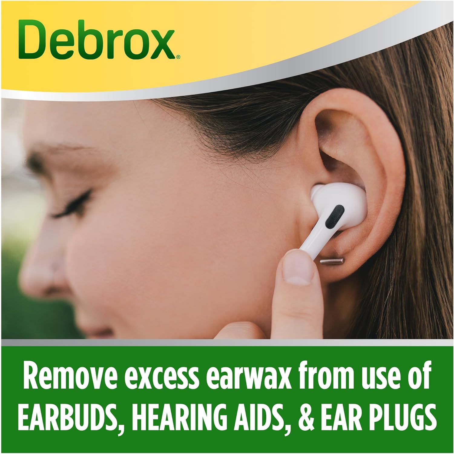 Debrox Ear Wax Removal Drops, Gentle Microfoam Ear Wax Remover, 0.5 Fl Oz : Health & Household