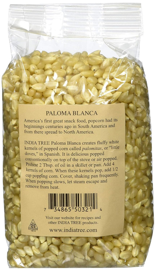 India Tree, Popping Corn Paloma Blanca, 1 Lb