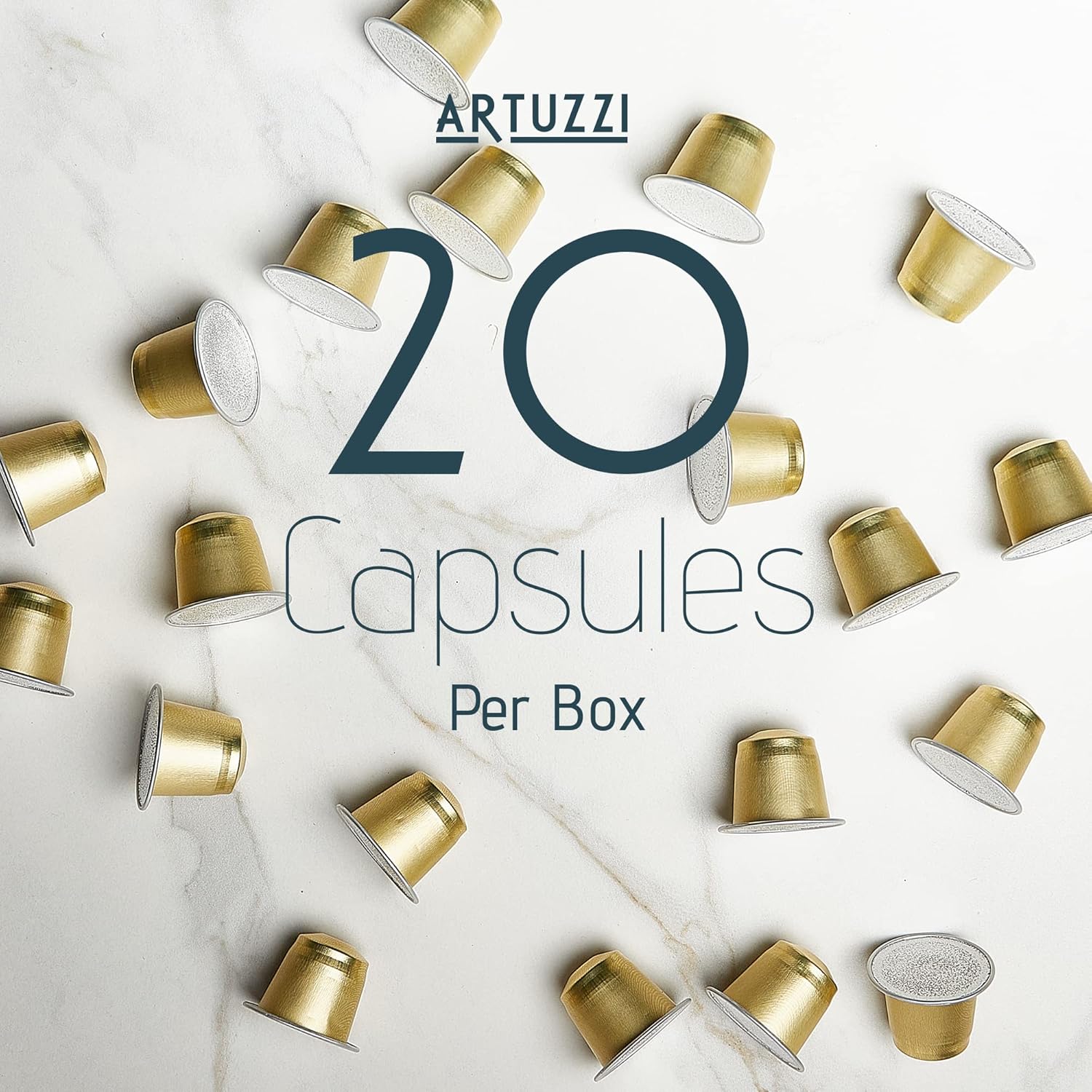 Artuzzi 60Ct - Compatible Nespresso Coffee Pods For Nespresso Original Machines | Espresso Ristretto Lungo Coffee Capsules | Espresso Variety Pack I Aluminum & Recyclable