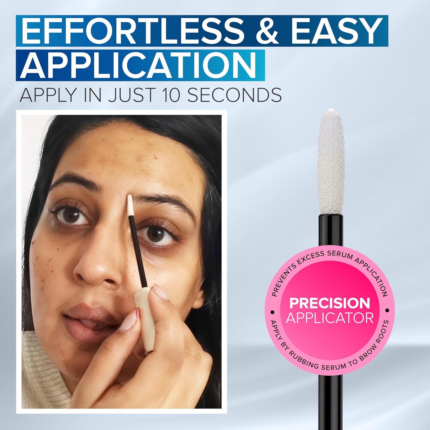 NYK1 CONCENTRATED Eyebrow Growth Serum For Thicker Brows (XL - 8ml) BrowForce Eyebrow Serum To Grow Fuller Thicker Natural Eye Brows - Advanced Eye Brow Growth Serums Formula For Eyebrows Regrowth : Amazon.co.uk: Beauty