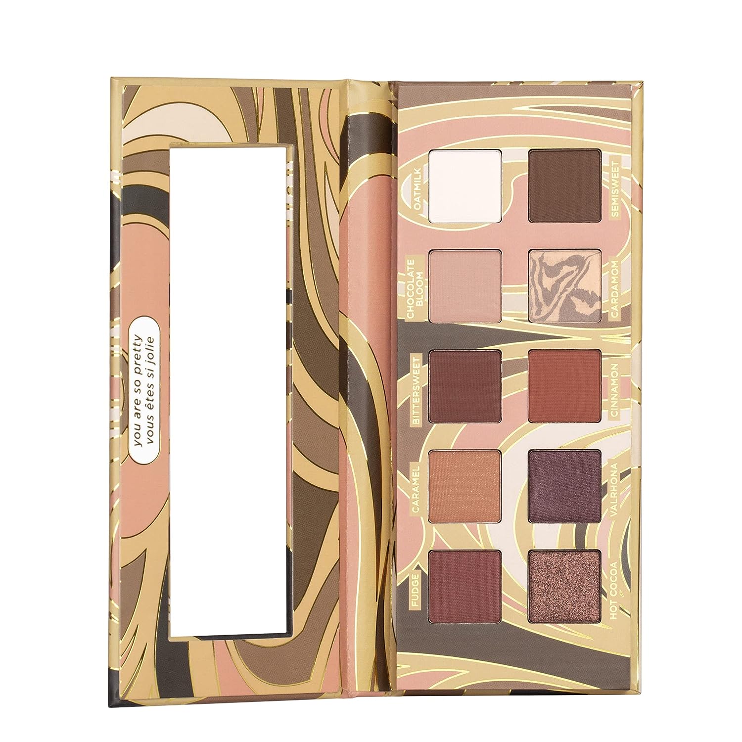 Pacifica Beauty, Cocoa Nudes Mineral Eyeshadow Palette, 10 Wearable Neutral Shades, Matte,Shimmer, Metallic, Eye Makeup, Longwearing and Blendable, Infused with Cocoa Butter, Vegan, Cruelty Free,Brown