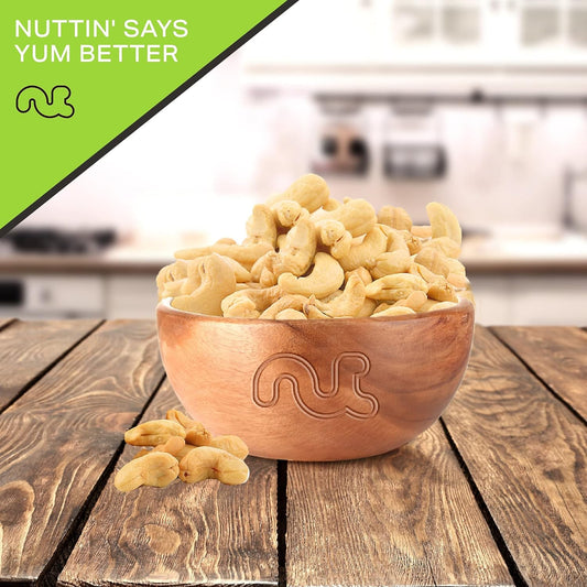 Nut Cravings - Roasted Cashews Slightly Salted - Jumbo, Whole (16oz - 1 LB) Packed Fresh in Resealable Bag - Nut Snack - Healthy Protein Food, All Natural, Keto Friendly, Vegan, Kosher