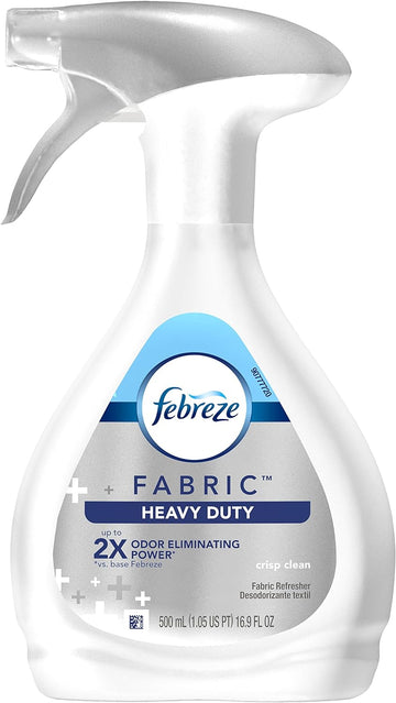 Febreze Fabric Refresher Heavy Duty Crisp Clean Air Freshener (1 Count, 500 Ml)