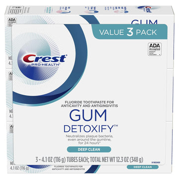 Crest Gum Detoxify Deep Clean Toothpaste, 0.85 Ounce Travel Size