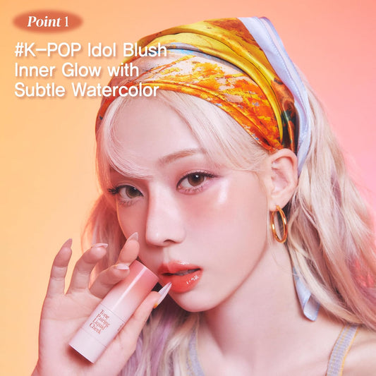 Espoir Tone-Pairing Liquid Blush #2 Salty Pink ? Moisturizing Formula To Express Dewy Cheeks ? Watercolor-Like Subtle And Beautiful Color Blush ? K-Pop Idol Blush Of Korean Makeup