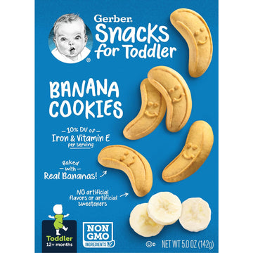 Gerber Graduates, Cookies, Banana, 5 oz