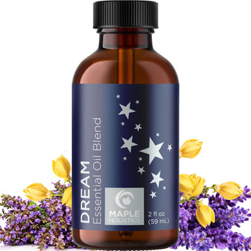Sleep Essential Oil Blend For Diffuser - Dream Essential Oil For Diffusers Aromatherapy And Wellness With Ylang-Ylang Clary Sage Roman Chamomile And Lavender Essential Oil For Nighttime Support 2Oz