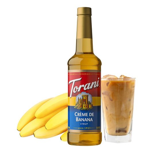 Torani Syrup, Crème De Banana, 25.4 Ounces (Pack Of 4)