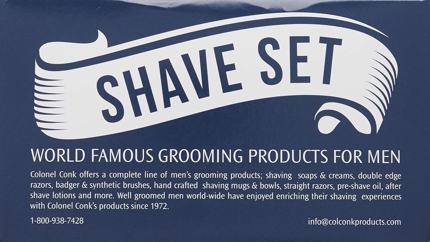 Colonel Conk Model 221 Mug, Mixed Badger Brush And Soap : Beauty & Personal Care