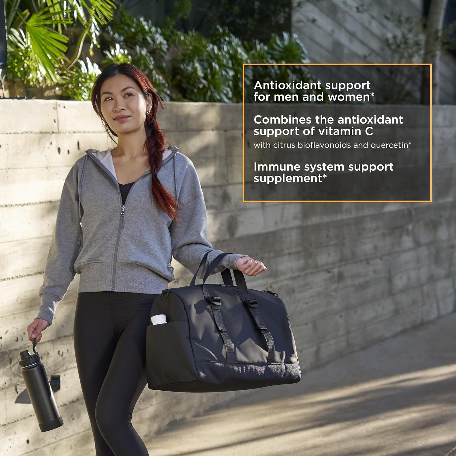 Integrative Therapeutics Vitamin C With Quercetin - Antioxidant Vitamin C Supplement For Immune Support* - Immune Health Supplement For Men & Women* - Vegan - 180 Capsules : Health & Household