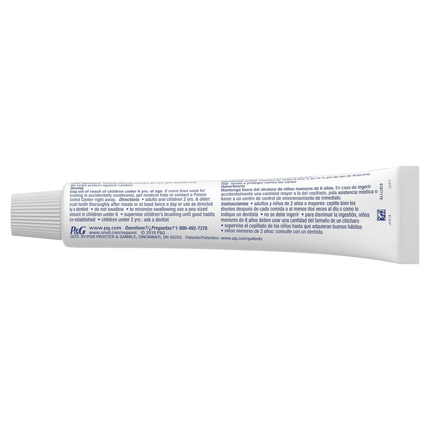 Crest + Scope Complete Whitening Toothpaste Minty Fresh Oz, Mint, 5.4 Ounce : Health & Household