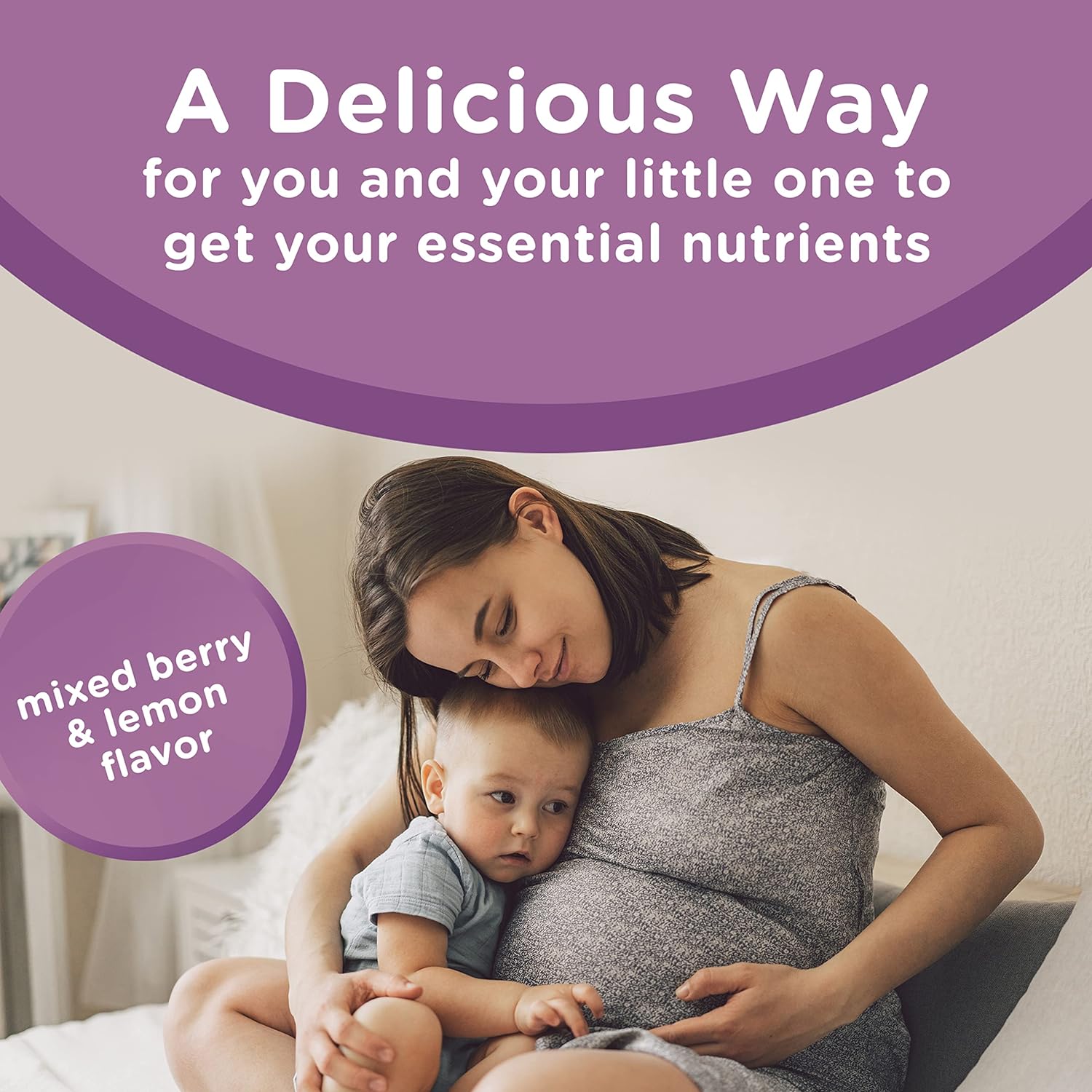 Centrum Postnatal Multivitamin Gummies with Biotin and DHA, Mixed Berry and Lemon Flavors - 60 Count, 30 Day Supply : Health & Household