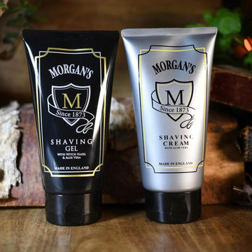 Morgan'S Pomade Shaving Cream, Minimises Razor Burn, Softens Facial Hair And Prepares The Skin For A Smooth, Close Shave, With Aloe Vera And Vitamin E 5.2 Fl Oz