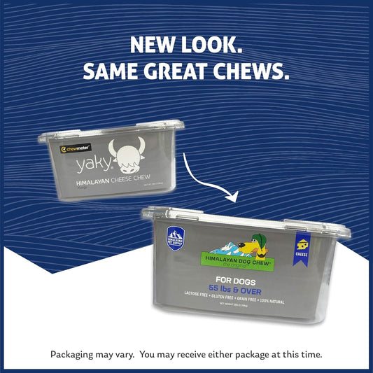 Chewmeter Yaky Himalayan Yak Cheese Dog Chews, Dog Bones For Aggressive Chewers, Healthy Dog Treats, Long Lasting Dog Chew, Natural, Rawhide Alternative, Grain Free, Dogs 55 Lbs & Over, 1 Pack