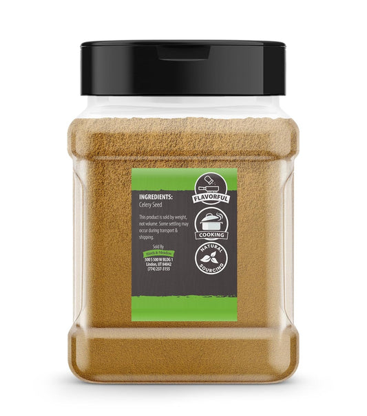 Birch & Meadow Ground Celery Seed, 6.7 Oz, Aromatic Flavor, Brine Seasoning & Pickling Spices