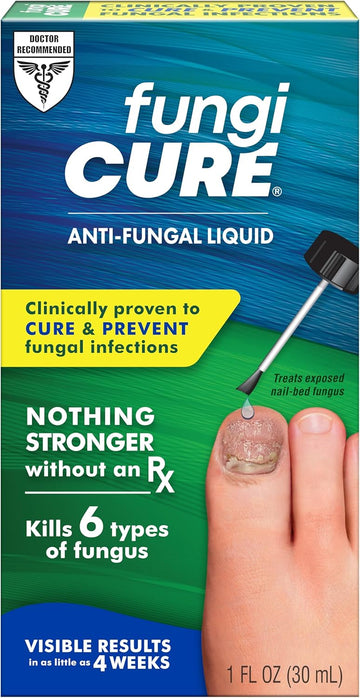 Fungicure Anti-Fungal Liquid - Kills 6 Types Of Fungus - Clinically Proven - 1 Fl Oz