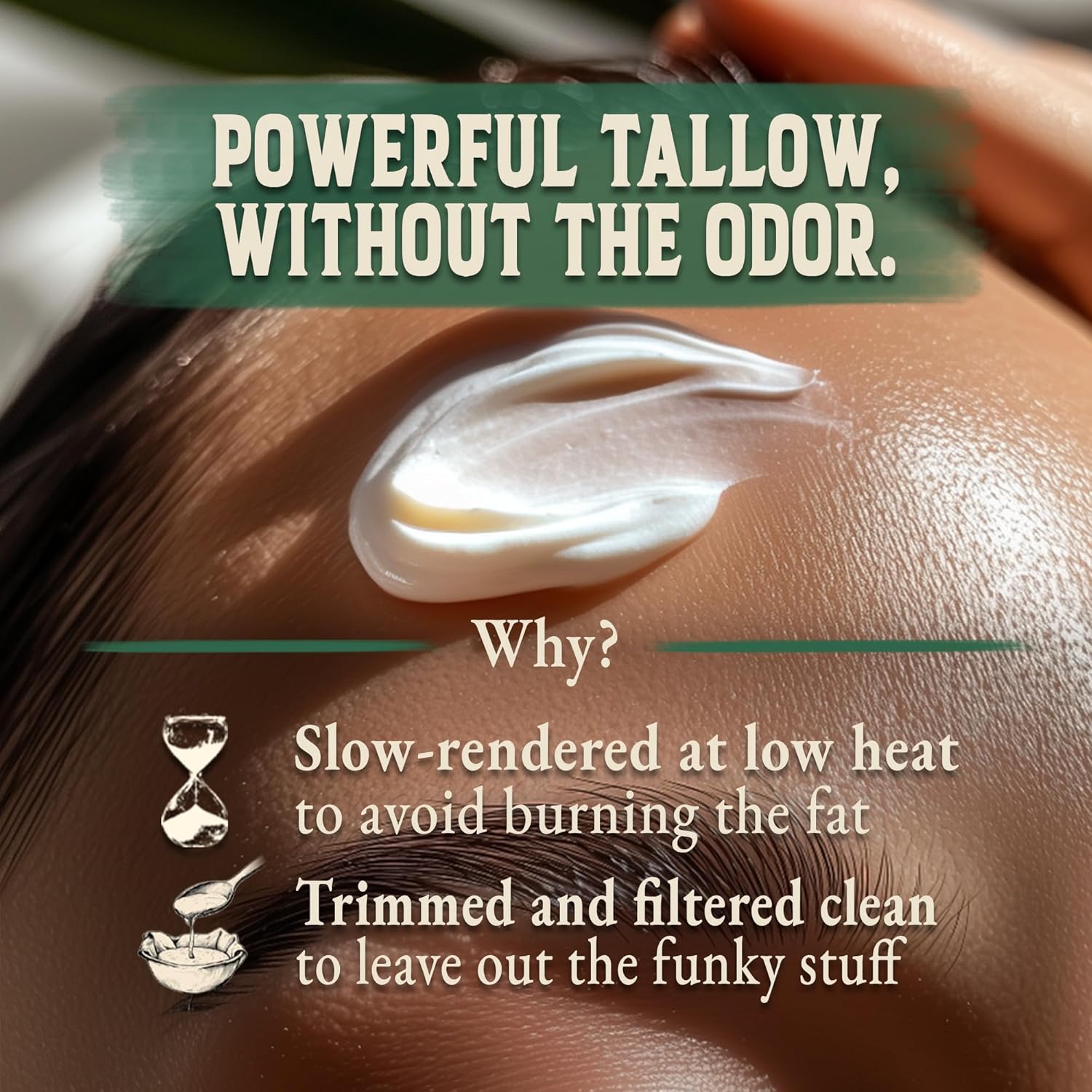 Wrath & Remedy Handmade Whipped Organic Beef Tallow For Skin - 4 Oz (Lavender) — Grass Fed Beef Tallow Moisturizer And Honey Balm For Silky, Sensitive-Skin, Eczema, Rosacea - Free Of Harsh Chemicals : Beauty & Personal Care