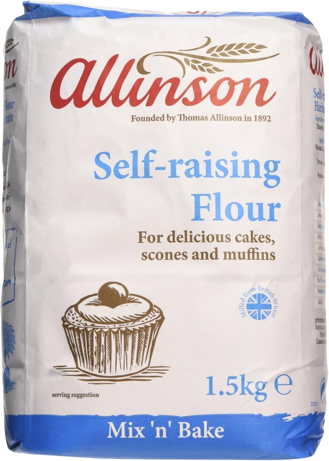 Allinson Mix 'N' Bake Self Raising Flour, 1.5Kg