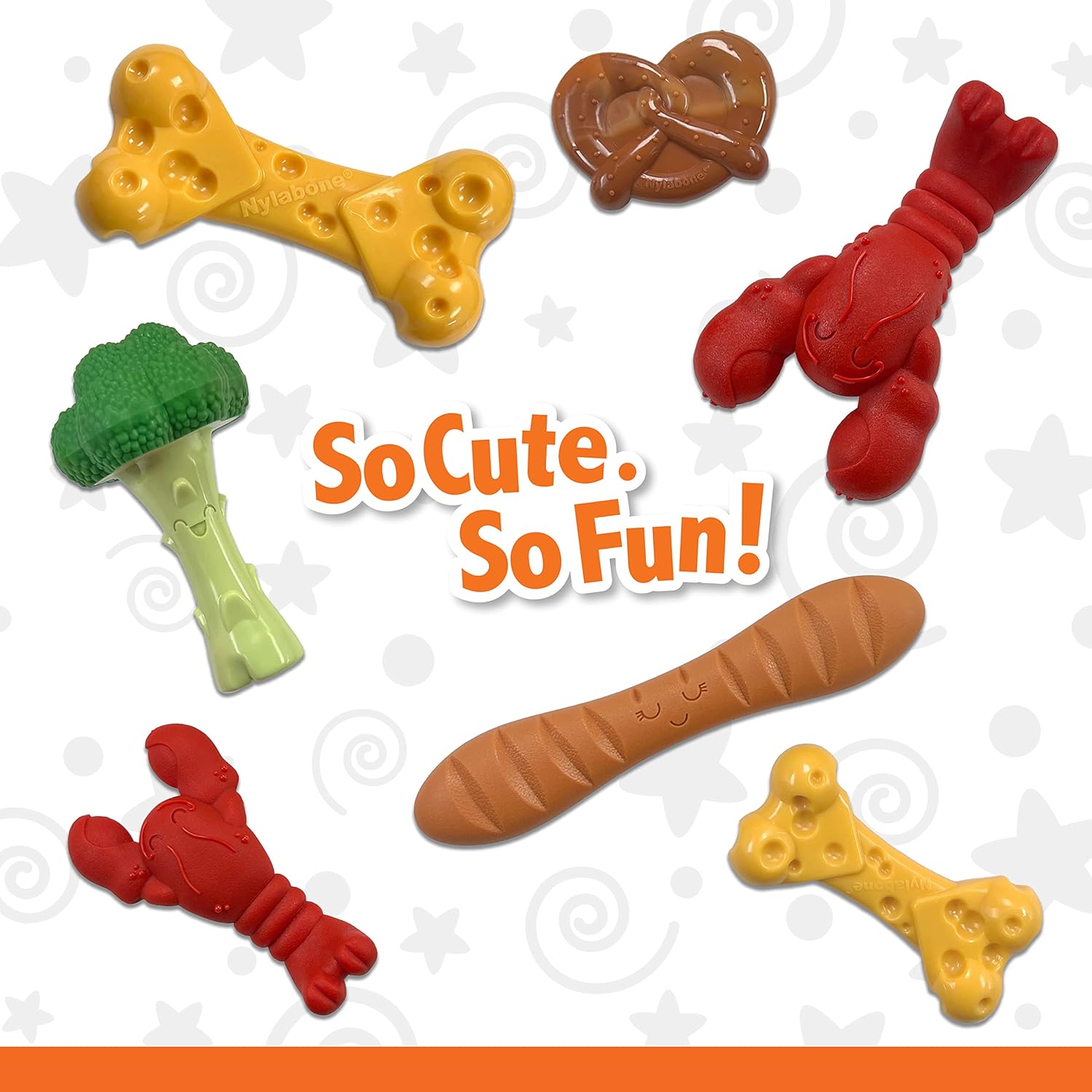 Pet Supplies : Nylabone Power Chew Pretzel Dog Chew Toy - Fun & Cute Dog Toys for Aggressive Chewers - Durable Dog Toys - Bacon & Peanut Butter Flavor, Small/Regular (1 Count) : Amazon.com