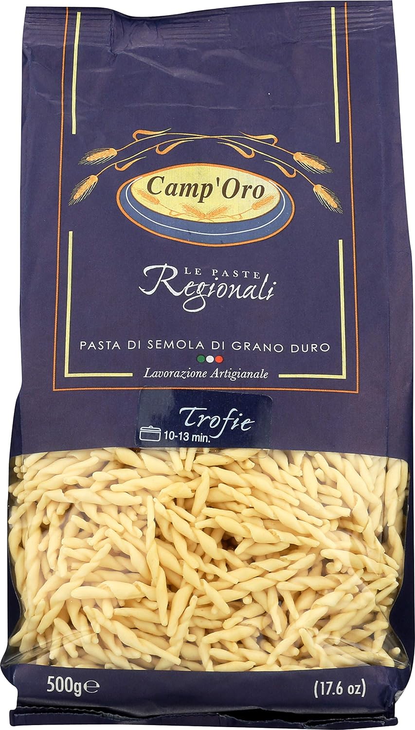 Camp'Oro Le Regionali Delicate Trofie Pasta Pack of 16 (16 Ounce) Bag